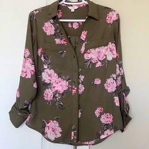 Candies floral dress top blouse